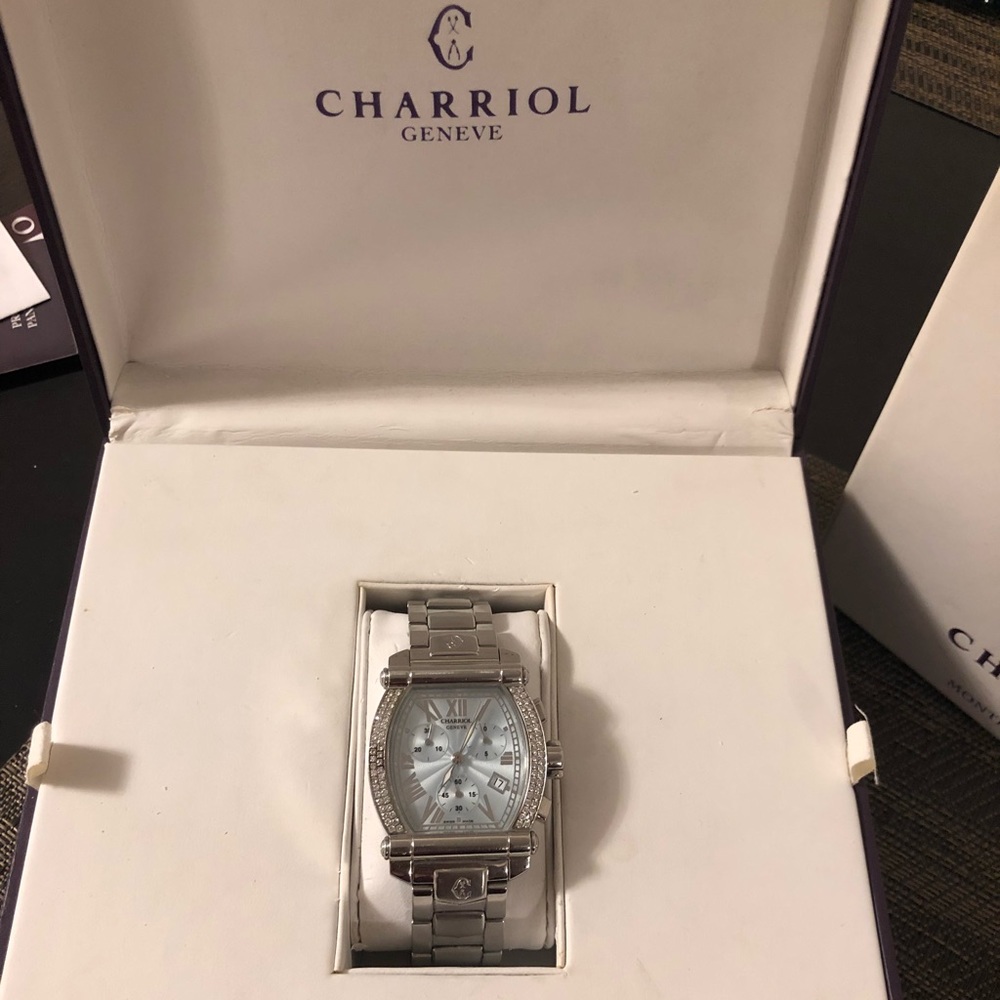Charriol watch with diamonds